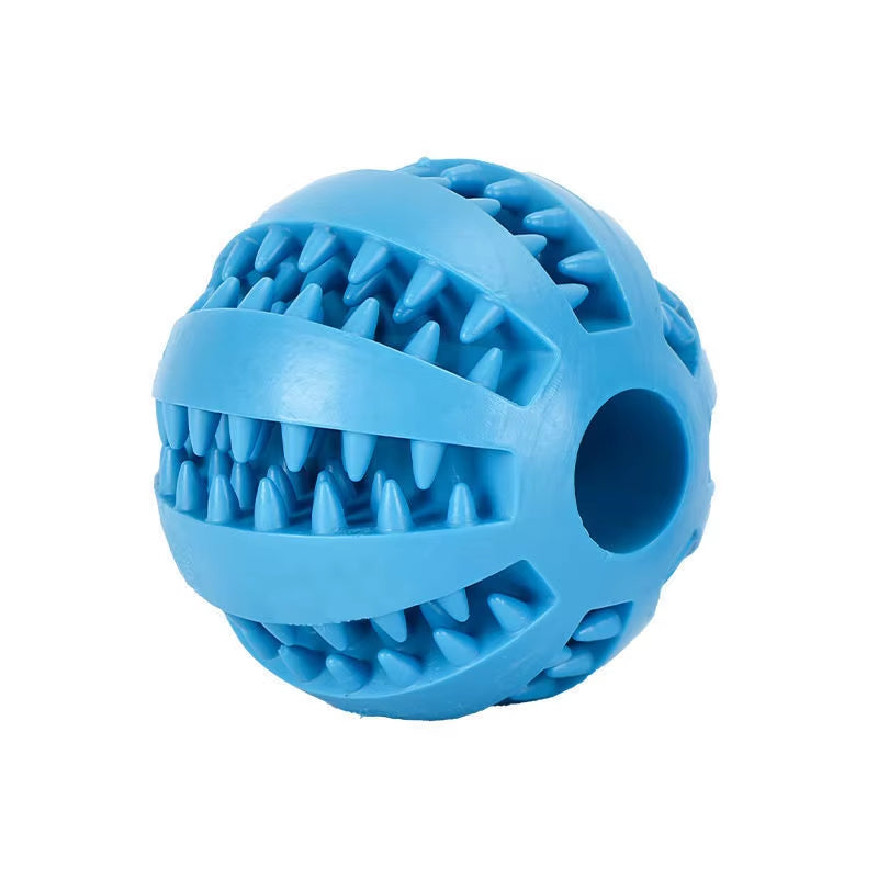 Natural Rubber Pet Dog Toys Dog Chew Toys Tooth Cleaning Treat Ball Extra-Tough Interactive Elasticity Ball5Cm for Pet Products